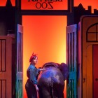 Marie Claire Breen as Miss Austin with Lewis Sherlock as Sheila the Elephant