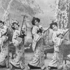 Four teagirls in Geisha 1896 tour