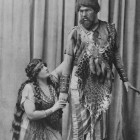 Powell Edwards as Amonasro with Rosina Buckman as Aida