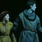 Piran Legg as Banquo and Sarah Rae as Fleance