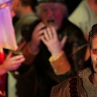 Piran Legg as Banquo and Russell Malcolm as Macbeth