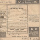 Maritana - programme page