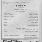 Tosca programme 1929