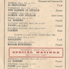 Carl Rosa 1926 Theatre Royal promotion 