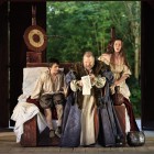Falstaff with Robin (Fergus Wood) and Doll (Sally Swanston)