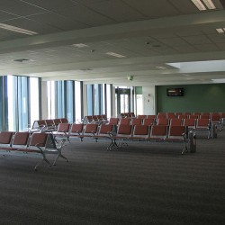 Airport departure lounge