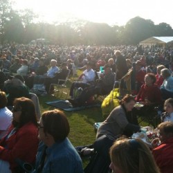 Duthie Park and the audience